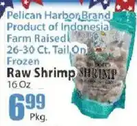 Food Universe Pelican Harbor Brand Raw Shrimp offer