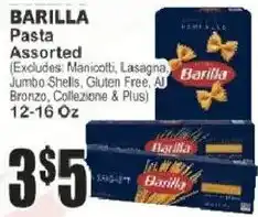Food Universe Barilla pasta assorted offer