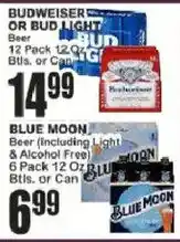 Food Universe Budweiser or Bud Light Beer offer