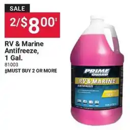 Ace Hardware Prime Guard rv & marine antifreeze offer