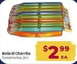 Cardenas Bolís El Charrito Flavored Ice Pops offer