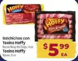 Cardenas Hoffy bacon wrap hot dogs offer