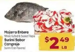 Cardenas Mojarra Entera Whole Gutted & Scaled Tilapia offer