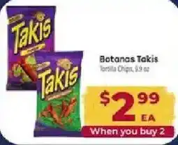 Cardenas Botanas Takis offer
