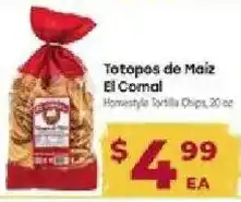Cardenas El Comal homestyle tortilla chips offer