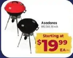 Cardenas Asadores BBQ Grill, 18 Inch offer