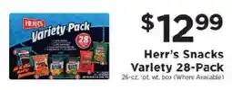 ShopRite Herr's Snacks Variety 28-Pack offer