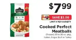 ShopRite Cooked Perfect Meatballs offer
