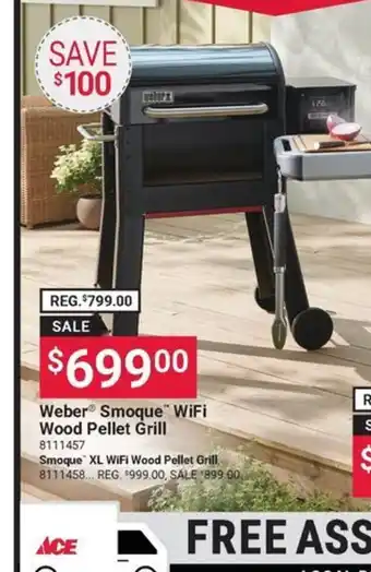 Weber Smoque WiFi Wood Pellet Grill