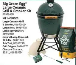 Ace Hardware Big Green Egg large ceramic grill & smoker kit offer