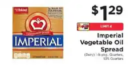 ShopRite Imperial vegetable oil spread offer