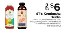 ShopRite Gt's Kombucha Drinks offer