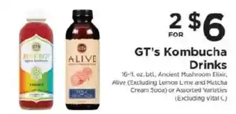 ShopRite Gt's Kombucha Drinks offer