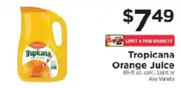 ShopRite Tropicana Orange Juice offer