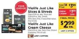 ShopRite Violife Just Like Slices & Shreds offer