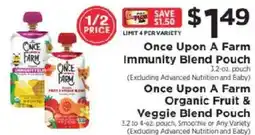 ShopRite Once Upon A Farm Immunity Blend Pouch offer