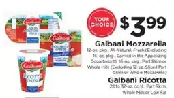 ShopRite Galbani Mozzarella offer
