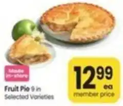 Safeway Fruit Pie offer