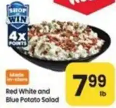 Safeway Red White and Blue Potato Salad offer