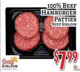 Trade Fair Supermarket Suzy Sirloin 100% Beef Hamburger Patties offer