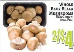 Trade Fair Supermarket Whole Baby Bella Mushrooms offer