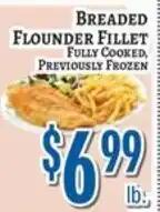 Trade Fair Supermarket Breaded Flounder Fillet offer