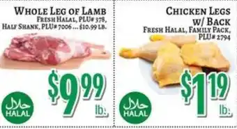 Trade Fair Supermarket Whole Leg of Lamb offer