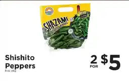 ShopRite Sunset shishito peppers offer