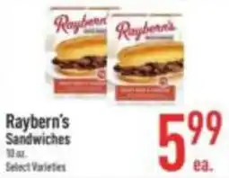 Strack & Van Til Raybern's Sandwiches offer