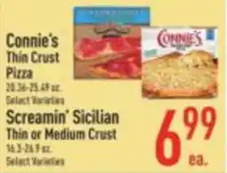 Strack & Van Til Connie's thin crust pizza offer