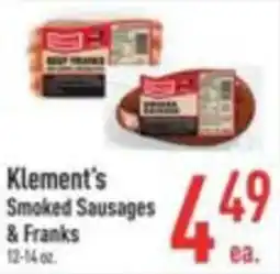 Strack & Van Til Klement's Smoked Sausages & Franks offer