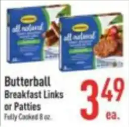 Strack & Van Til Butterball Breakfast Links or Patties offer