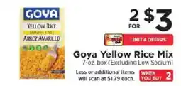 ShopRite Goya yellow rice mix offer