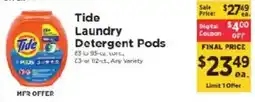 ShopRite Tide laundry detergent pods offer