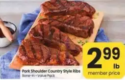 Safeway Pork Shoulder Country Style Ribs offer