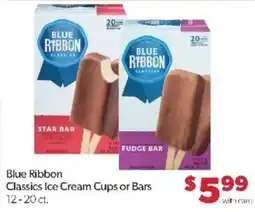 Family Fare Blue Ribbon Classics Ice Cream Cups or Bars offer