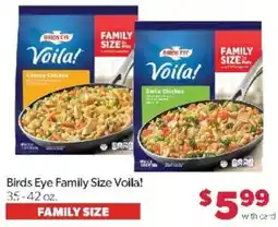 Family Fare Birds Eye Family Size Voila! offer