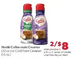 Family Fare Nestlé Coffee mate Creamer offer