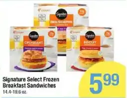 Shaw's Signature Select Frozen Breakfast Sandwiches offer