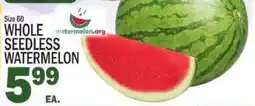 C Town Whole seedless watermelon offer