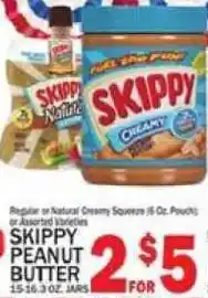 C Town Skippy peanut butter offer