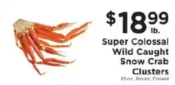 ShopRite Super Colossal Wild Caught Snow Crab Clusters offer