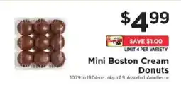ShopRite Mini Boston Cream Donuts offer
