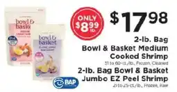 ShopRite Bowl & Basket Cooked Shrimp offer