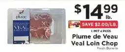 ShopRite Plume de Veau Veal Loin Chop offer