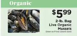 ShopRite Live Organic Mussels offer