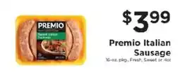 ShopRite Premio Italian Sausage offer