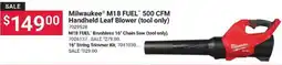 Ace Hardware Milwaukee M18 FUEL 500 CFM Handheld Leaf Blower offer