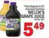 C Town Welch's grape juice offer