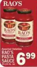 C Town Rao's pasta sauce offer